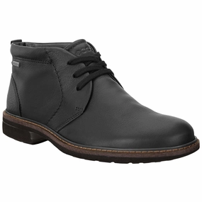 Sam Edelman Leather Ankle Boots Ecco Turn Leather Men's Ankle Boots - UK 10 - US 10-10.5 Men - EU 44
