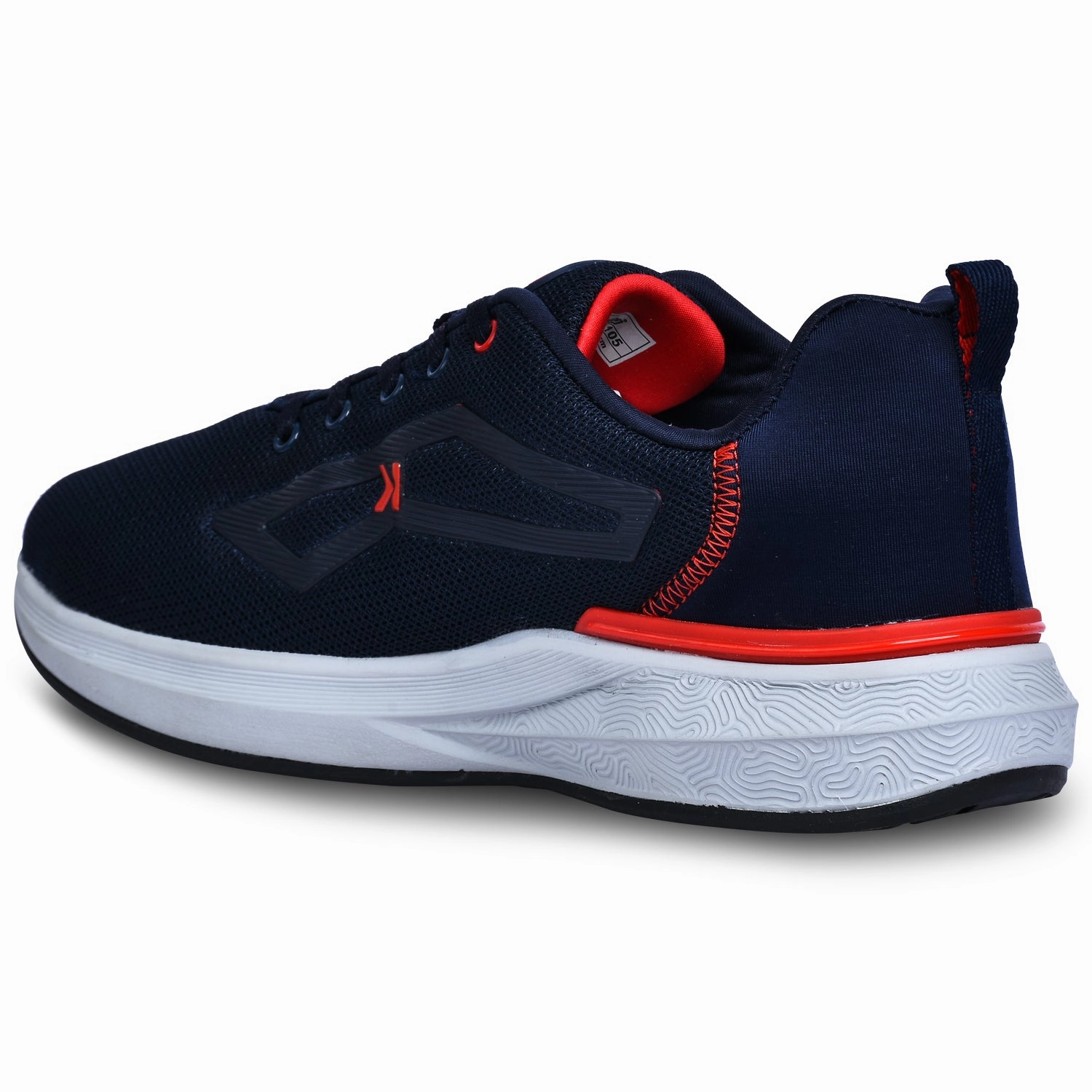 Best Walking Shoes Ankle Support Eeken KESHGIA105 Navy Blue And Red Lightweight Anti-Skid Walking Shoes For Men