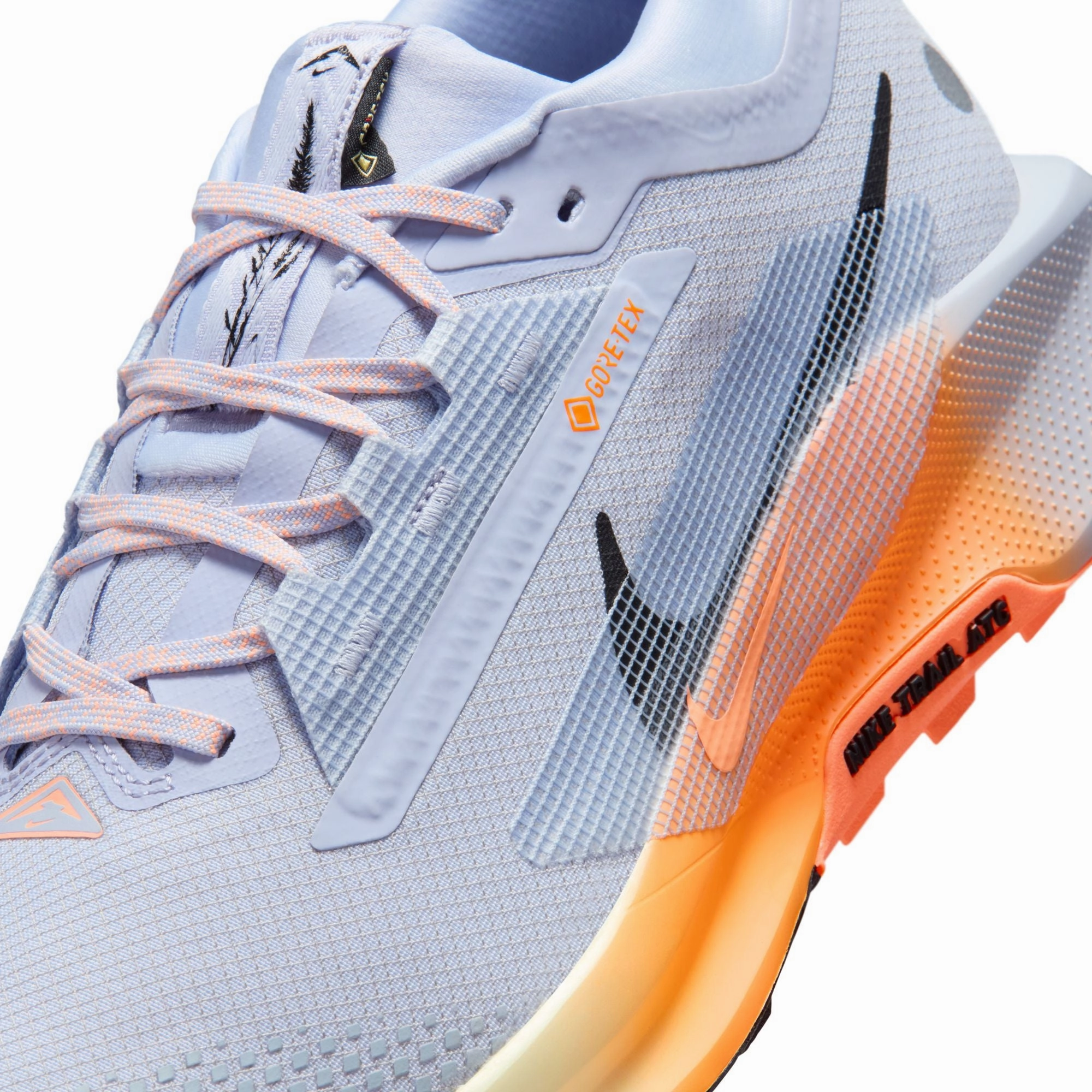 Trail Running Shoes Sports Direct Mens React Pegasus Trail 5 GORE-TEX (011 - Ghost/Black-Malt-Orange Pulse)