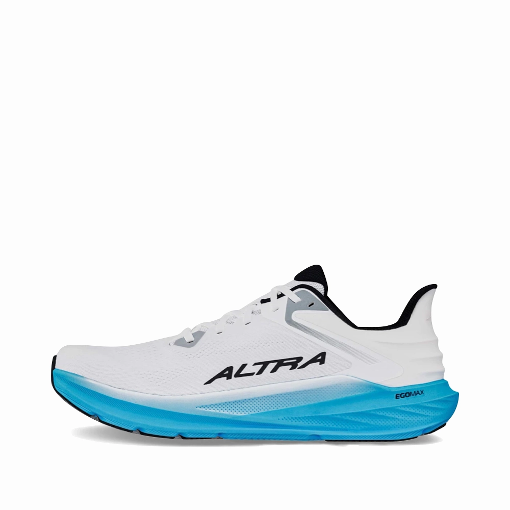 Altra Men's Torin 8 Sneaker in White/Blue Professional Walking Shoes
