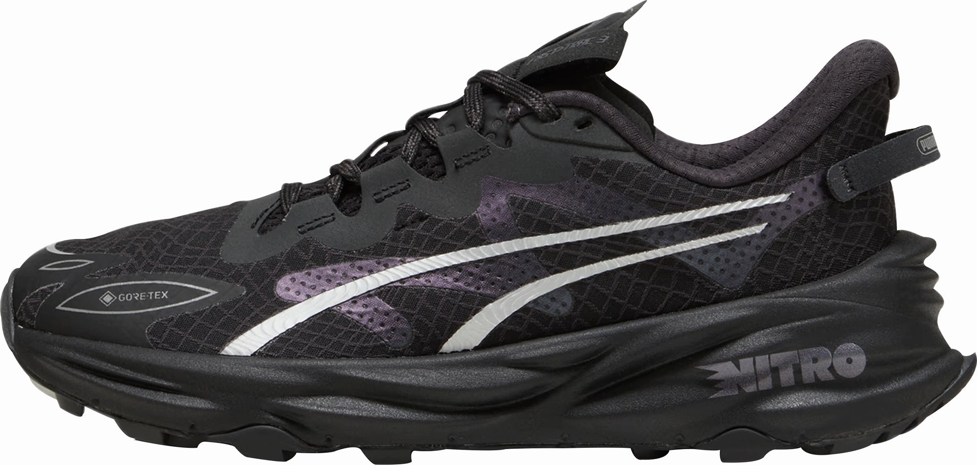 Puma Fast-Trac Nitro 3 GORE-TEX Womens Trail Running Shoes - Black Trail Glove Shoes