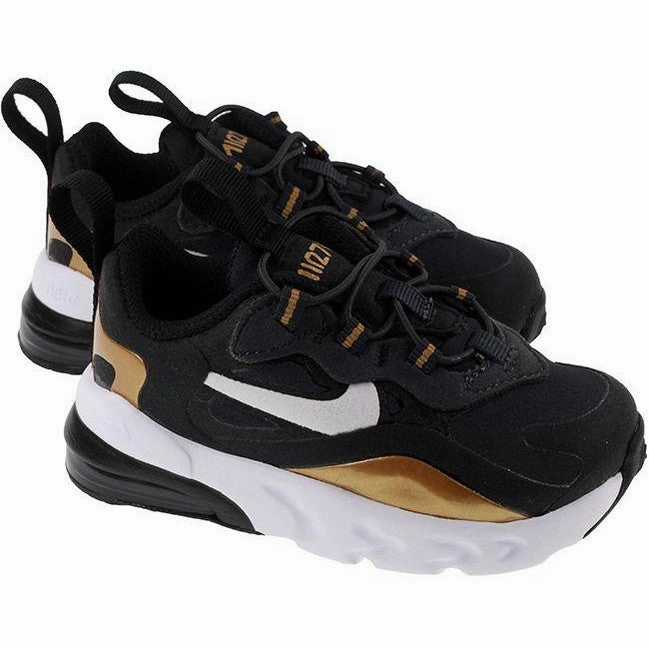 Nike Air Max Command Shoes Nike Shoes Infants Air Max 270 React Anthracite White Black Metallic Gold