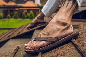 Anti Slip Flip Flops SOIL | THE ESSNTLS TIRE SOLE - Indosole