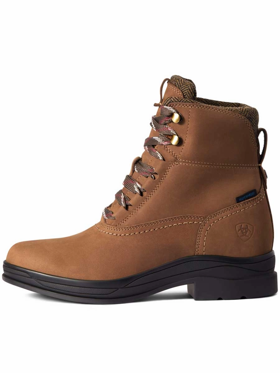 Goodyear Shoes Waterproof ARIAT Harper H20 Waterproof Boots - Womens - Dark Earth