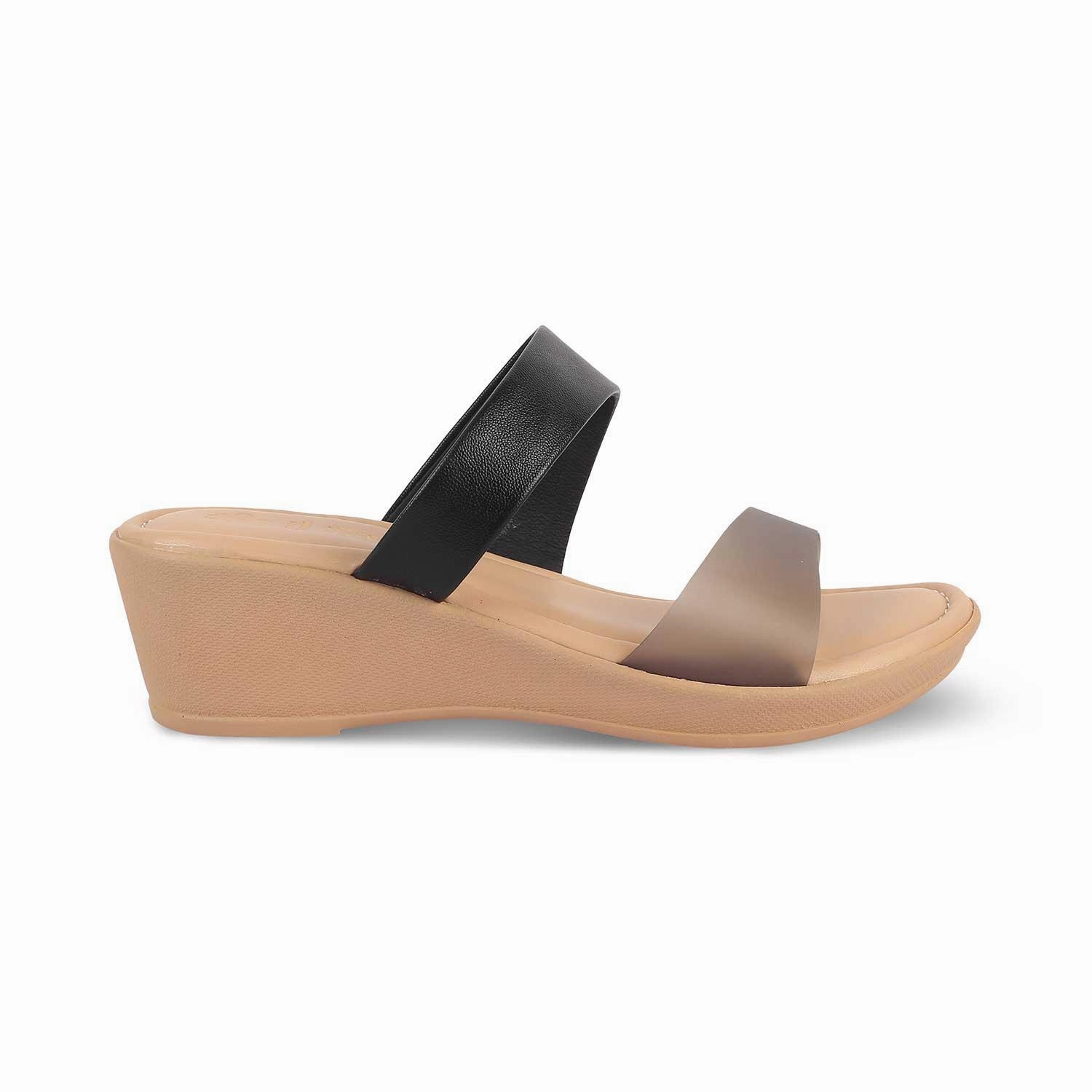 The Sios Black Women's Casual Wedge Sandals Tresmode Teva Wedge Sandals