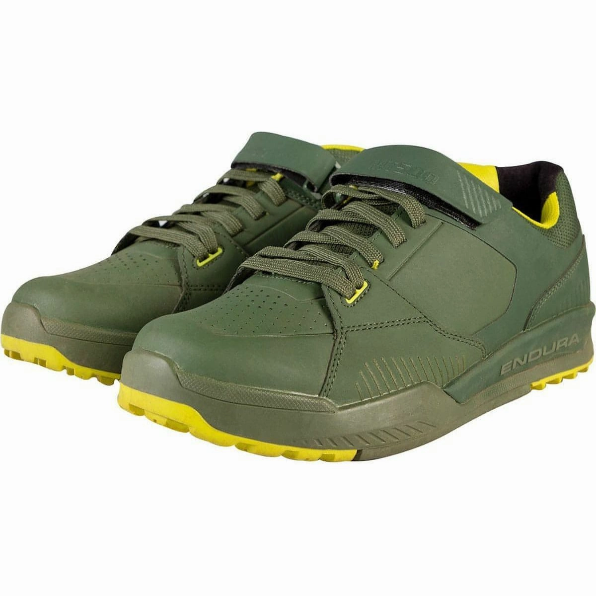 Endura MT500 Burner Clipless Mens MTB Cycling Shoes - Green Boat Trailer Brake Shoes