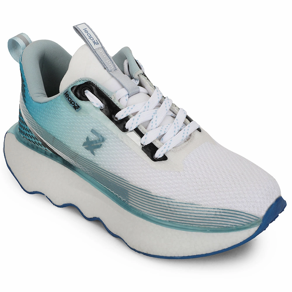 Best Training Shoes For Jumping Rope Leap7x Blue Sports Lacing Running Shoes For Men GHD-103 By Liberty