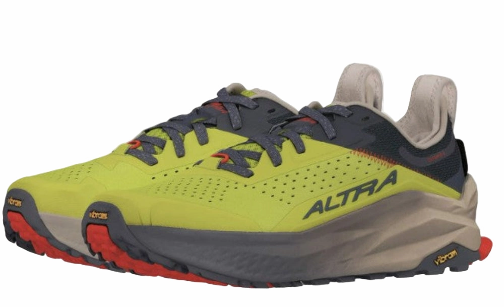 Altra Olympus 6 Trail Running shoes For Men, Green Trail Toe Shoes