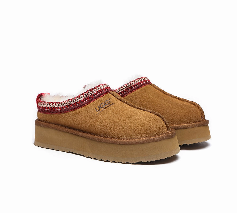 UGG Mini Platform Boots Ankle Slippers Ventus Platform Fur Lined Ankle Boots