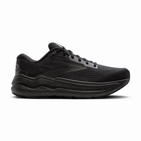 Brooks Mens Ghost Max 2 Wide- Black/Black/Ebony (1104311D020) With Arch Support Best Walking Tennis