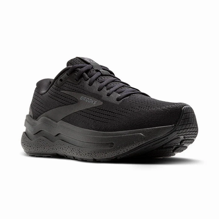 Benefits Walking Brooks Mens Ghost Max 2 Wide- Black/Black/Ebony (1104311D020)