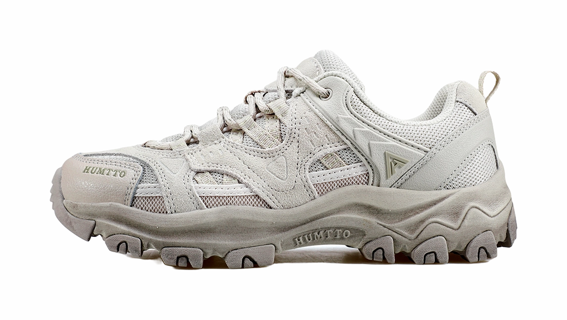 HUMTTO Women's Height Increasing Low-Top Outdoor Shoes - Cushioned Breathable & Retro Style Sandstorm Yellow Best Trail And Hiking Shoes