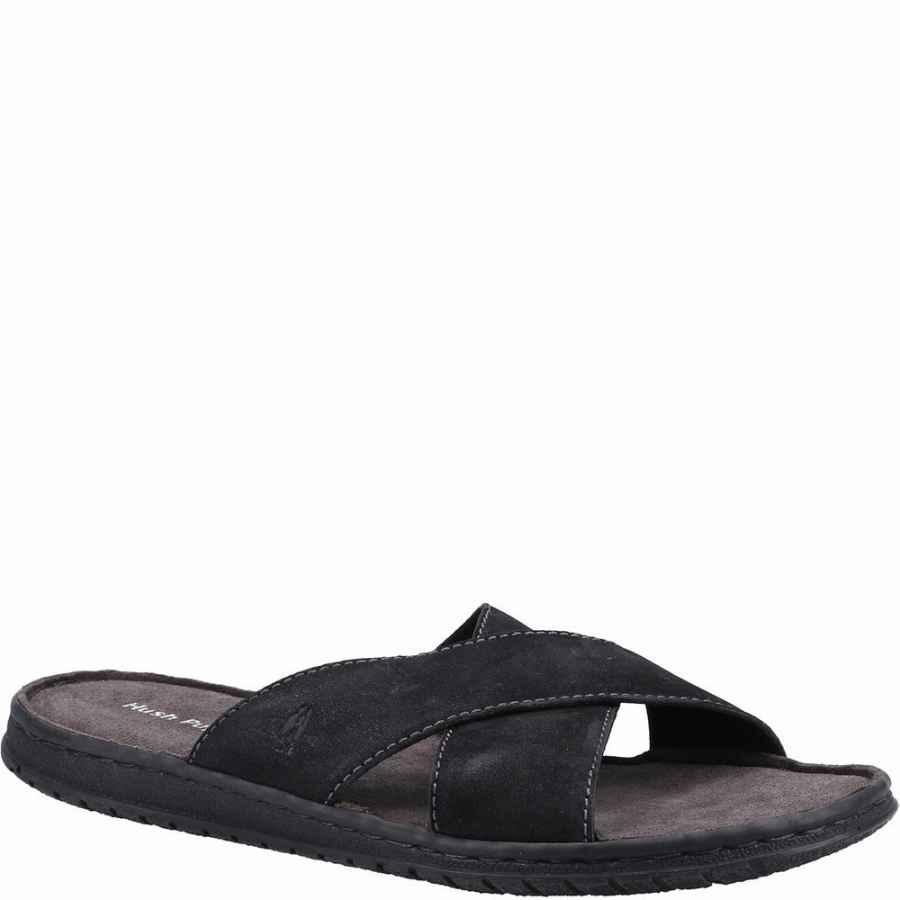Saltwater Sandals Black Nile Crossover Sandals