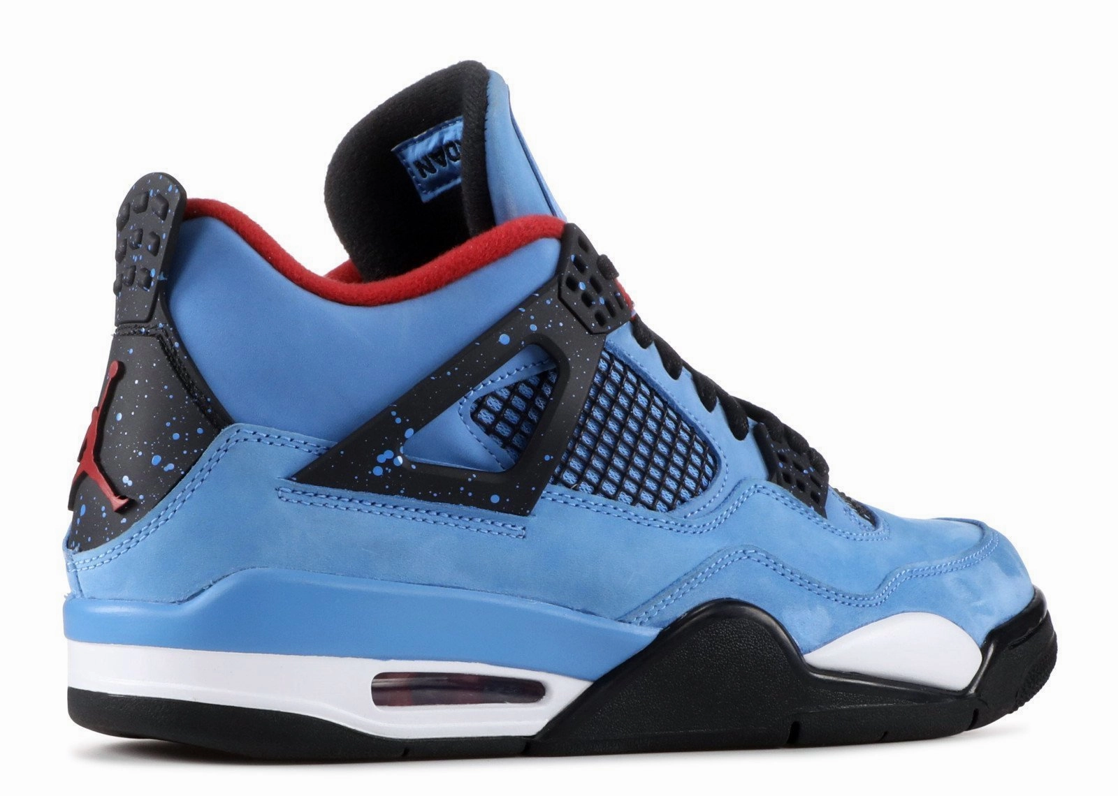Nike Air Jordan 4 Retro Travis Scott &quot;CACTUS JACK&quot; Houston Oilers Blue Men Shoes Sale Reggie Miller Shoes Nike