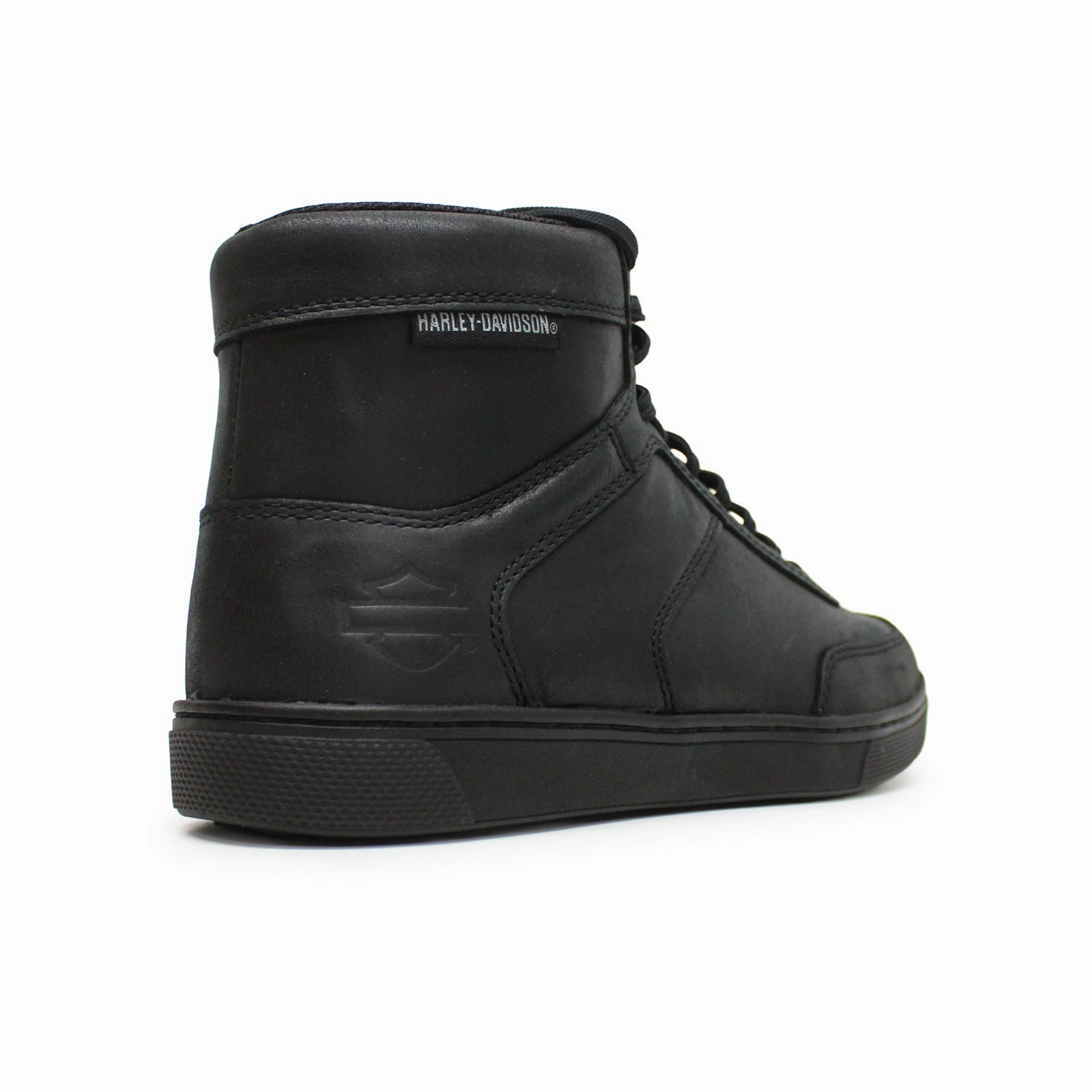 Harley Davidson Grady Full Grain Leather Men's Ankle Black Boots Kingham Ankle Boots