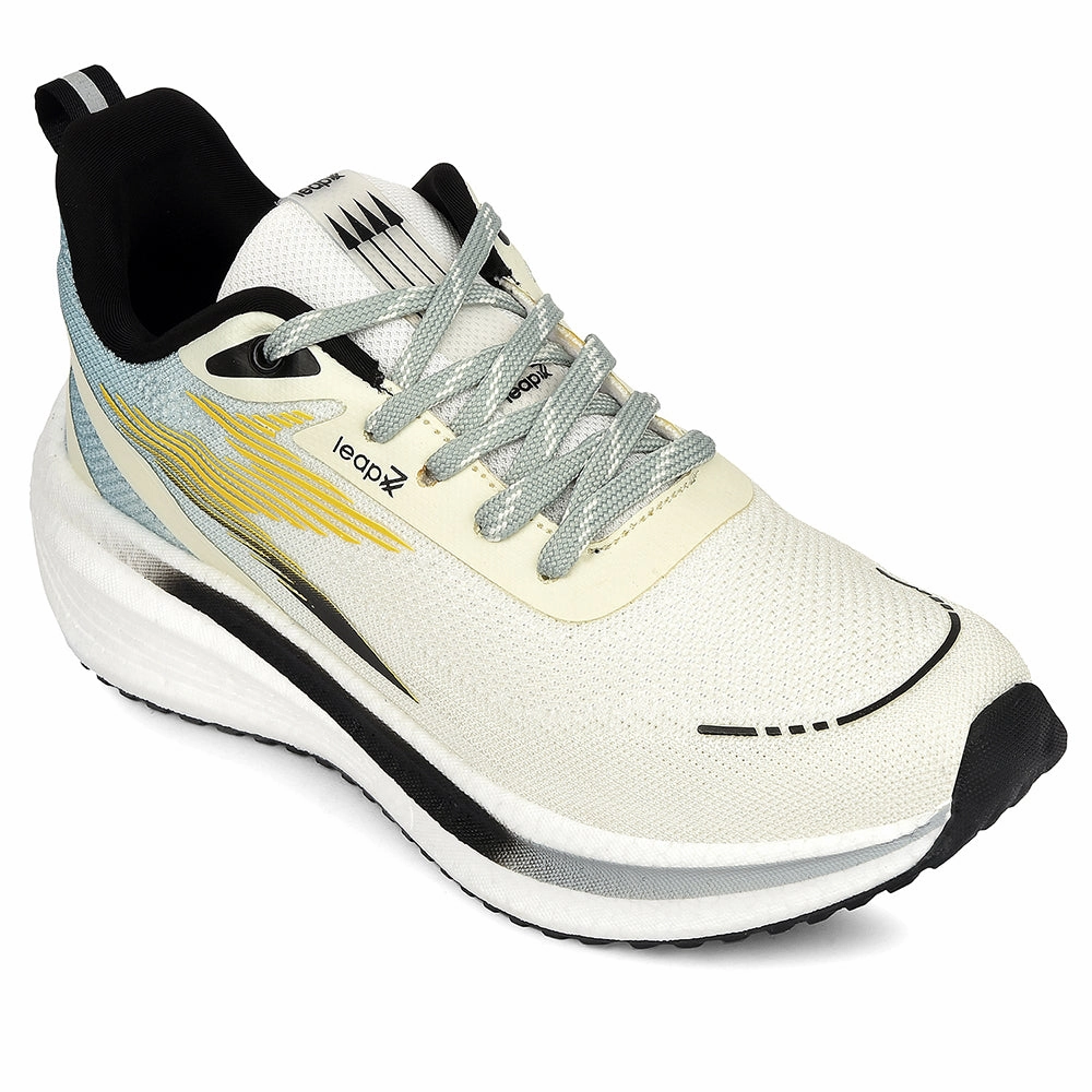 Leap7x Mustard Sports Lacing Running Shoes For Men WASHINGTON By Liberty Training Shoes Near Me