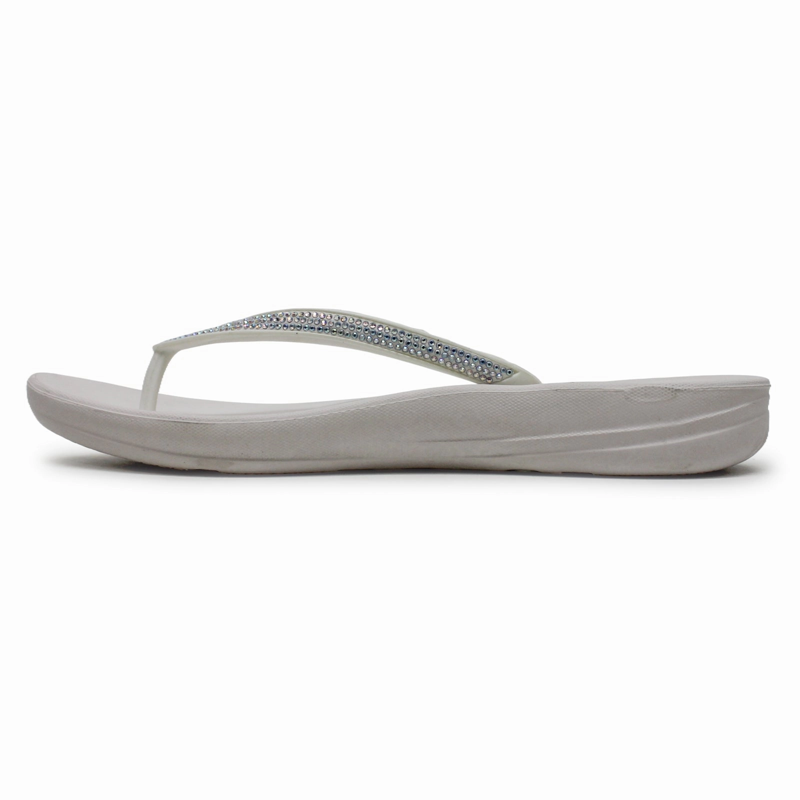 Flip Flops Daisy FitFlop Iqushion Sparkle Synthetic Women's Urban White Toe Post Sandals