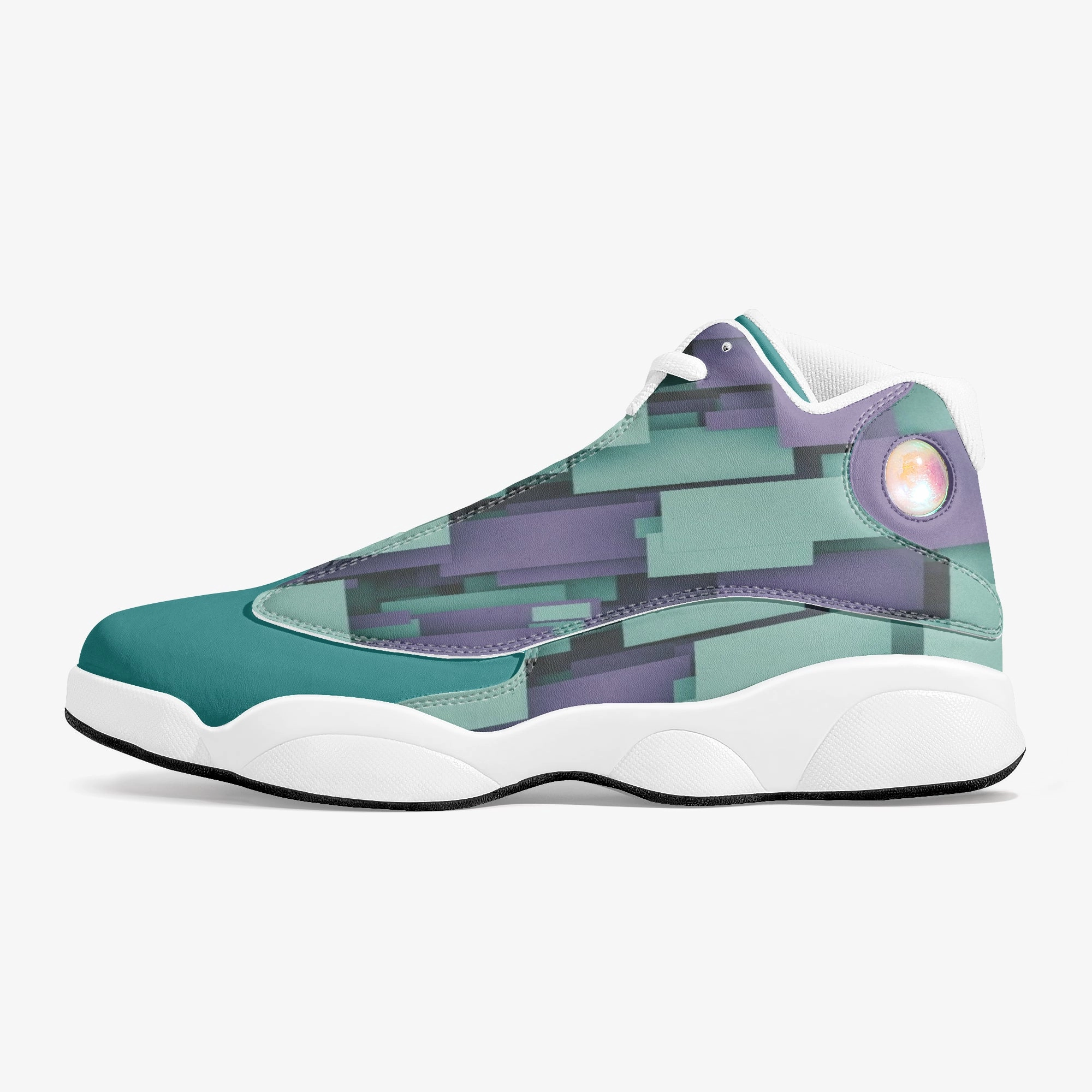 High-Top Leather Basketball Sneakers - White Basketball Shoes Tight Or Loose