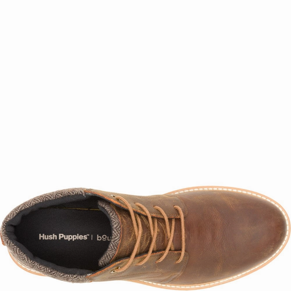 Tan Jenson Lace Boots Tabi Drawstring Ankle Boots