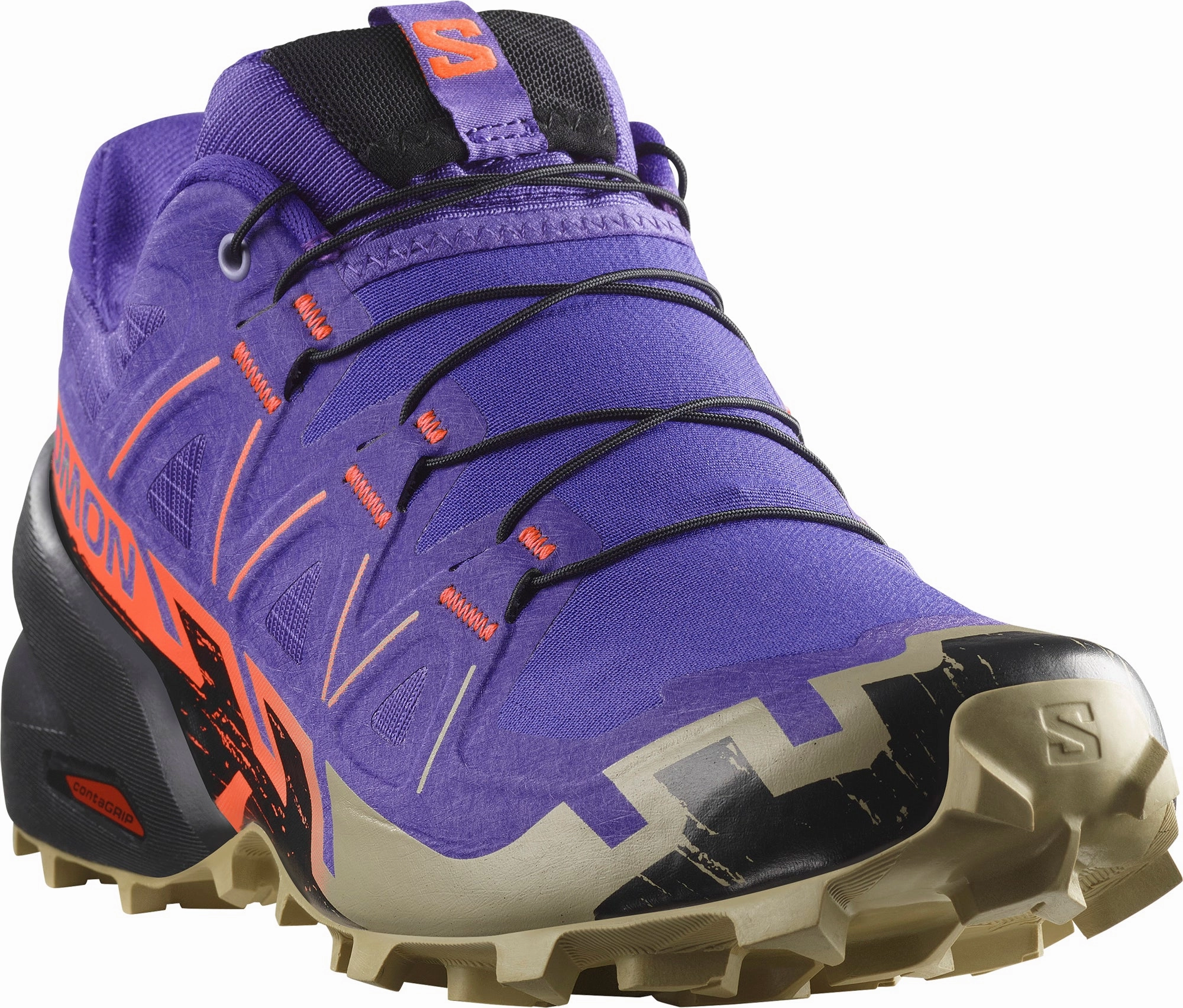 Ultralight Trail Shoes Salomon Speedcross 6 Womens Trail Running Shoes - Purple