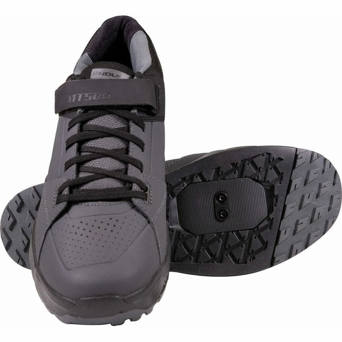 Trail Running Shoes Arch Support Endura MT500 Burner Clipless Mens MTB Cycling Shoes - Black