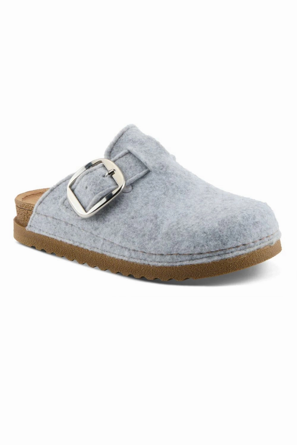 Flip Flop Sandals Flexus Cloggiller Wool Clog for Women in Light Gray | CLOGGILLER-LGRY