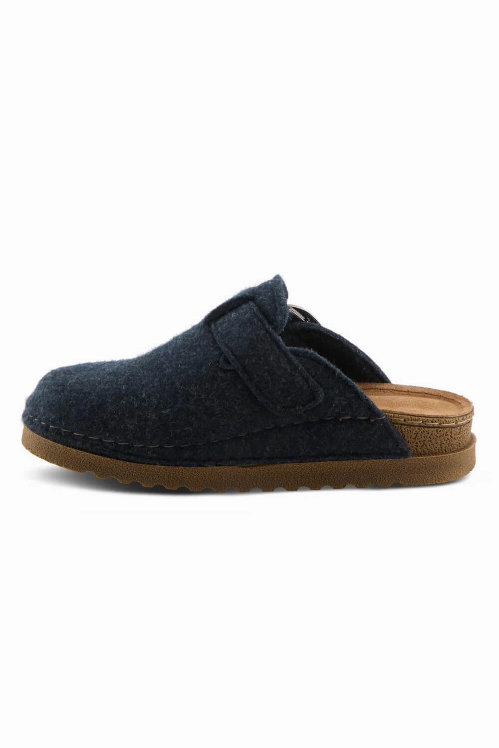Flexus Cloggiller Wool Clog for Women in Navy | CLOGGILLER-N Flip Flops Bacteria