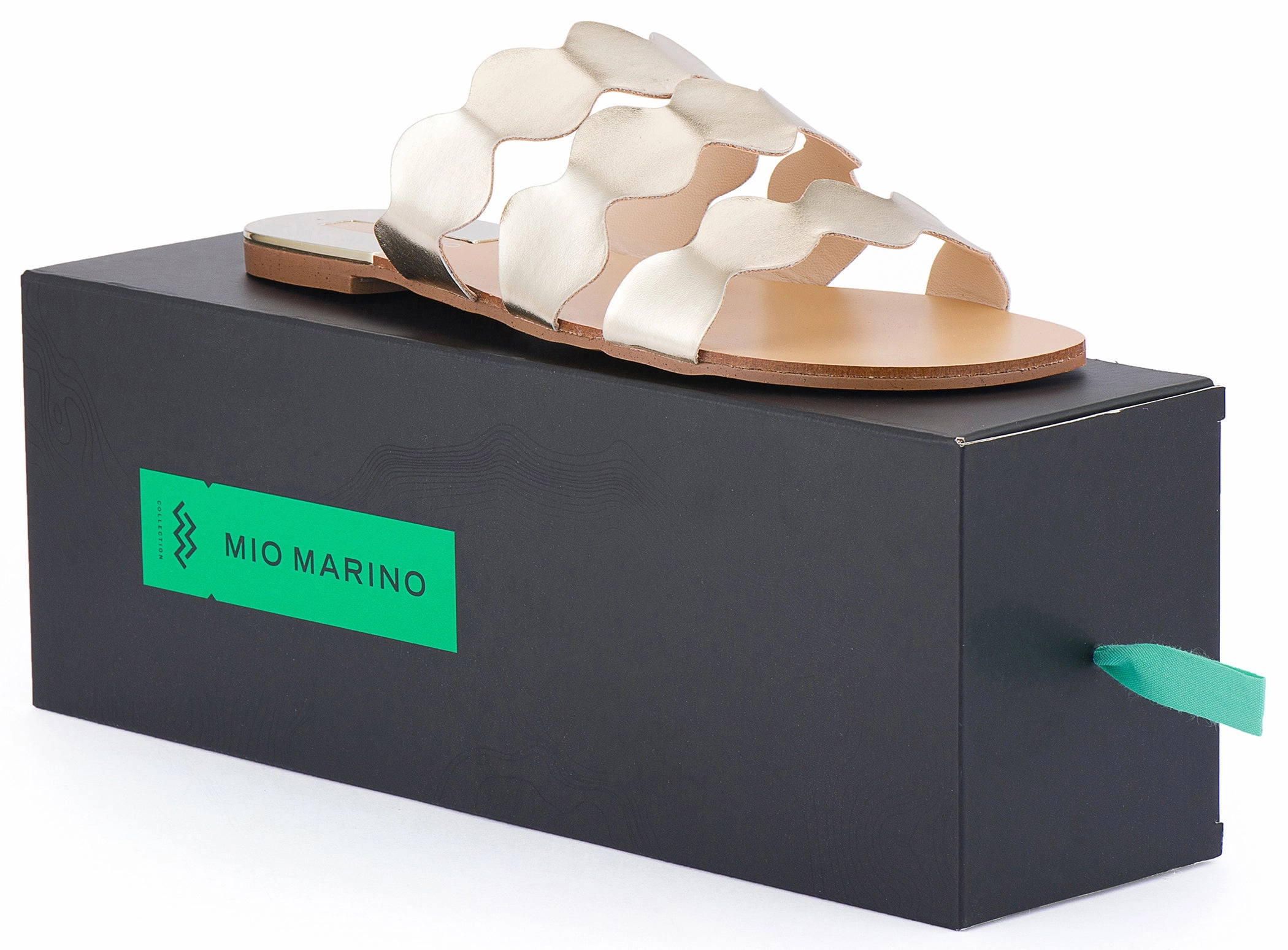 Floret Scalloped Sandal Pvc Flip Flops