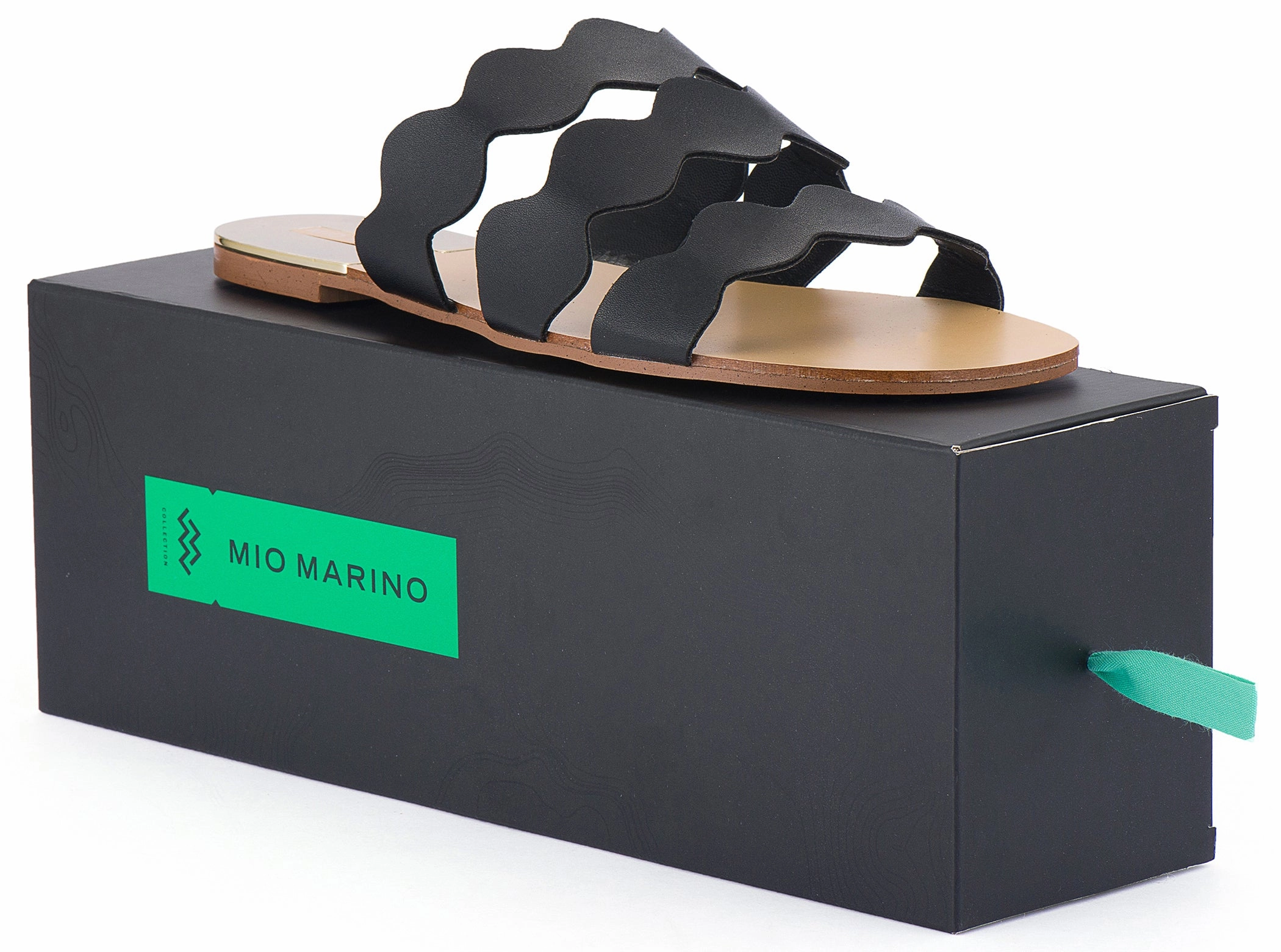 Flip Flops On The Beach Floret Scalloped Sandal