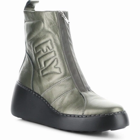 Women Suede Ankle Boots Fly London Womens Boot Drim Graphite