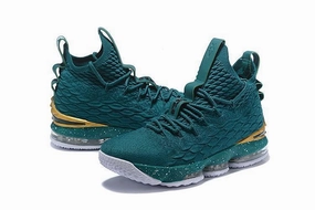Nike Lebron XV 15 Dark Green Gold Men Shoes Sale Size US7,8,8.5,9,10,11,12 Giannis Antetokounmpo Nike Shoes