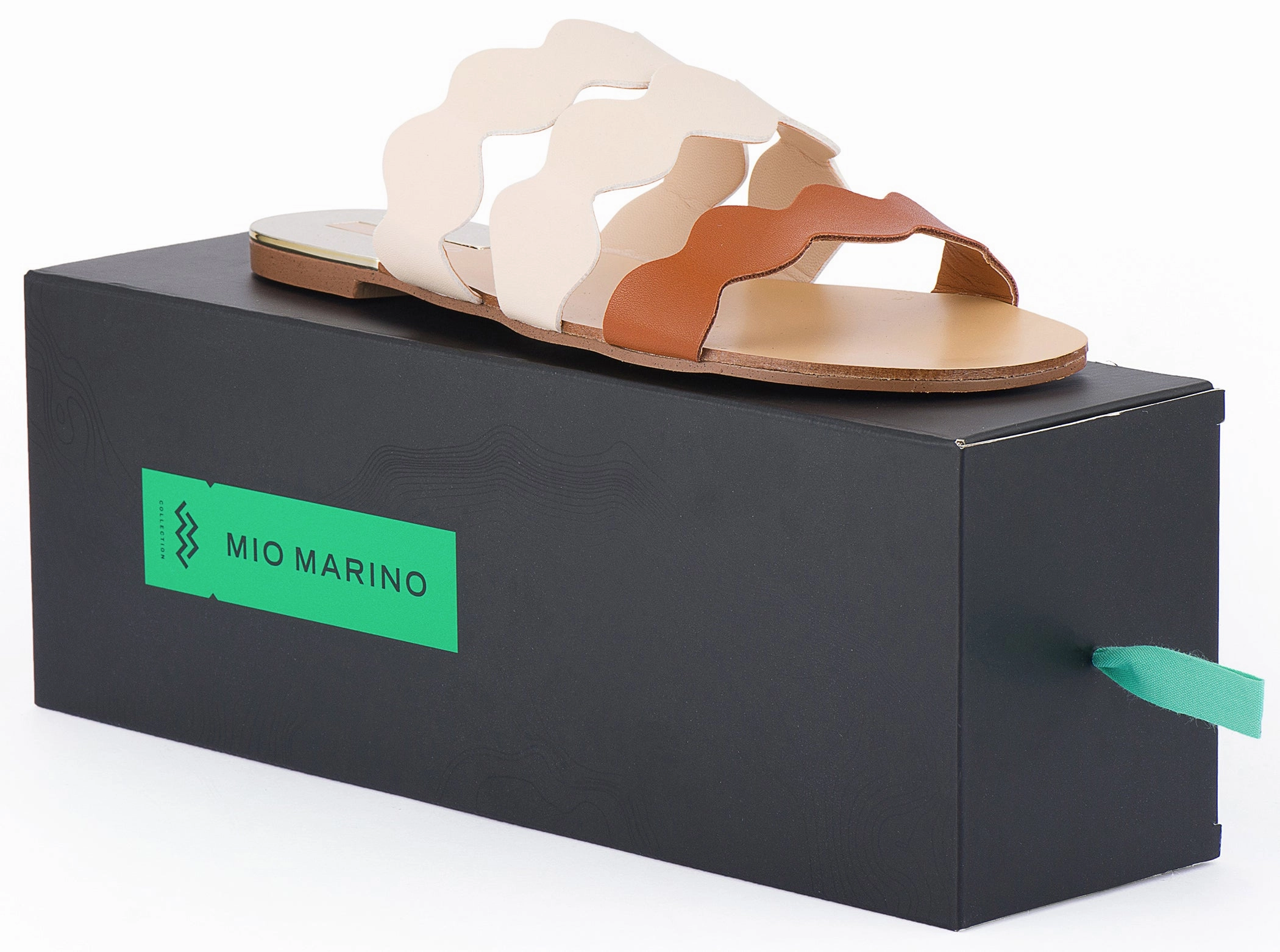 Flip Flops Sequin Floret Scalloped Sandal