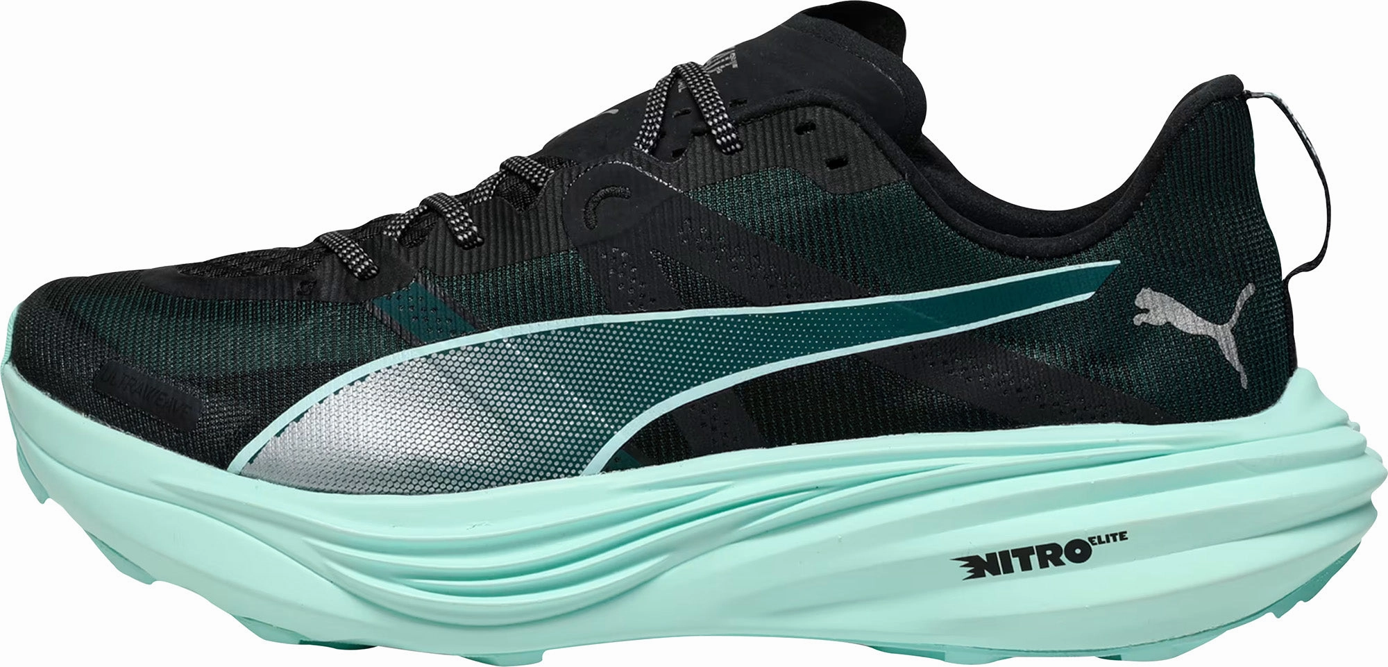 Drew Trail Shoe Puma Deviate Nitro Elite Mens Trail Running Shoes - Green