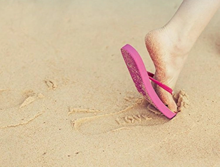 Beach Wedge Flip Flops Moe Loco Be Grateful Sandal