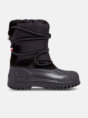 Fancy Snow Boots Moncler Enfant Kids Grenoble Chris Snow Boots in Black