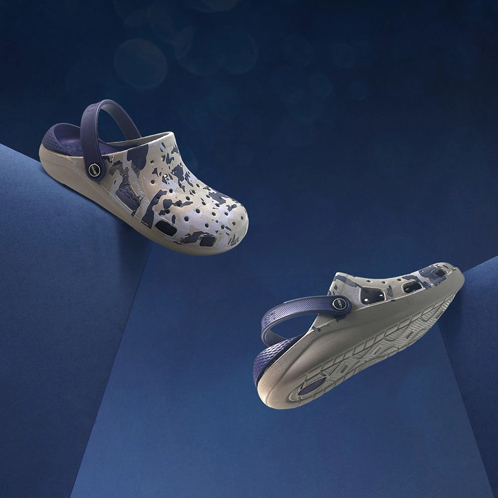 Cloudsteppers Sandals A-HA Navy Blue Casual Slingback Clogs For Men LPMXT-811 By Liberty