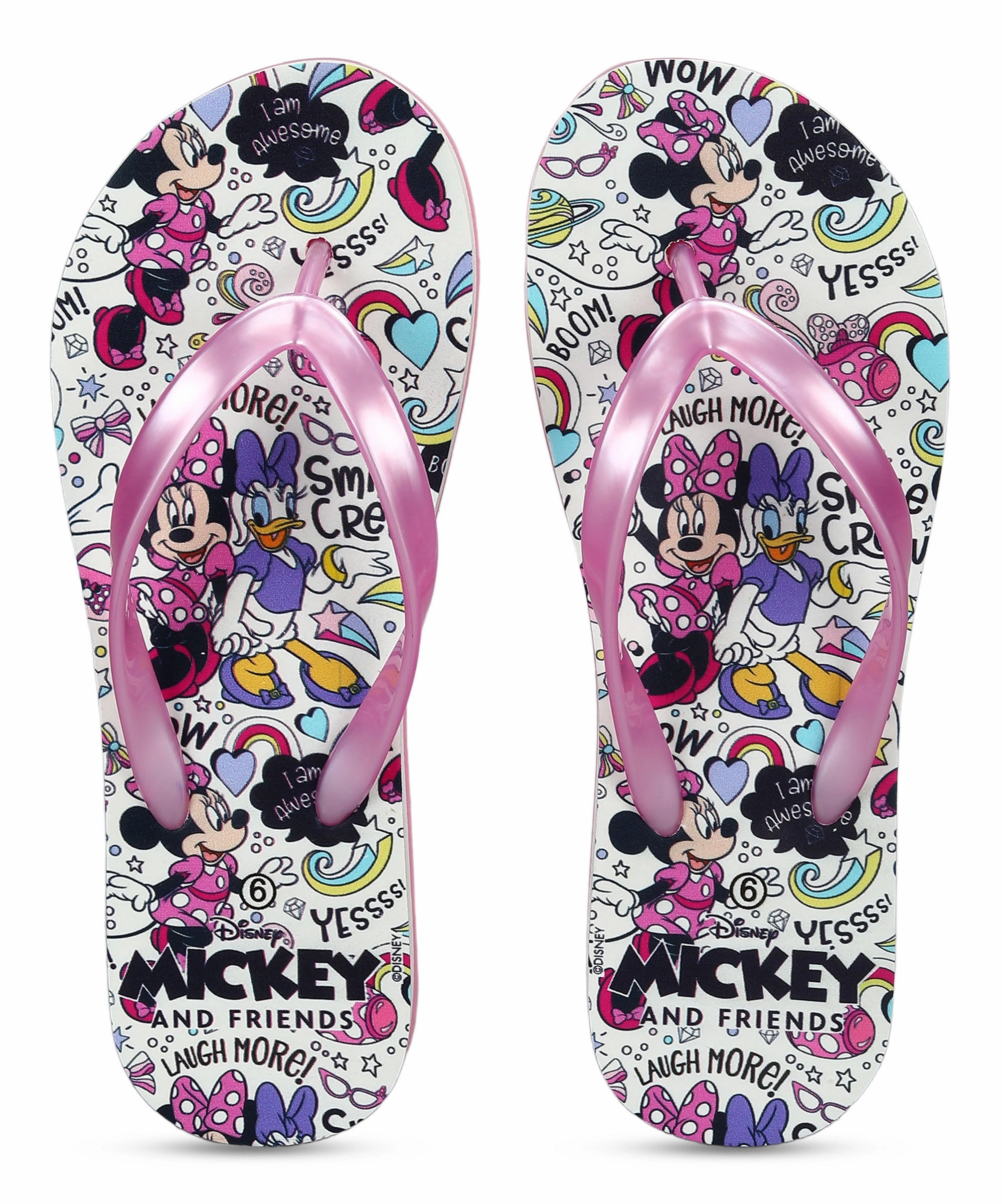 Make Your Own Flip Flops Paragon DK3743L Women's Pink Sliders with Cushioned Sole for Everyday Use