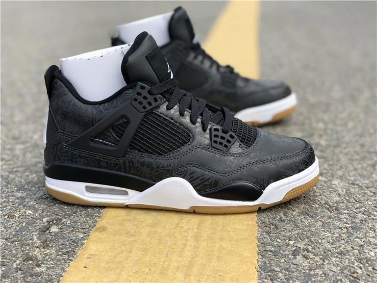 Ebay Nike Shoes Nike Air Jordan 4 SE Retro Black White Light Gum Brown White Black Men Shoes Sale