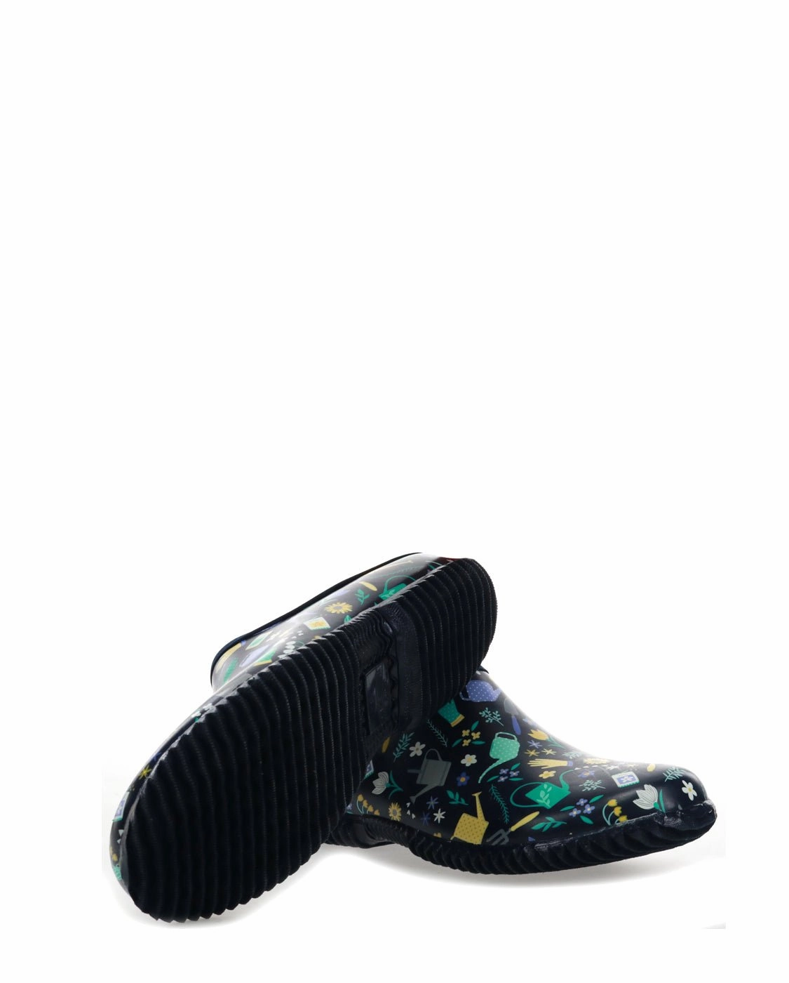 Clogs Peep Toe Garden Clog Womens Navy Rubber Neoprene Lined C21202290Q