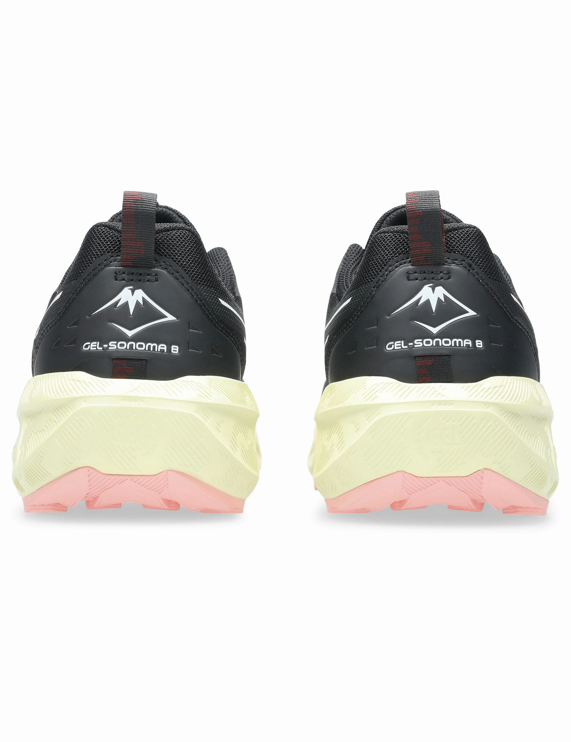 Gel-Sonoma 8 - Black/White Trail Shoes Spikes