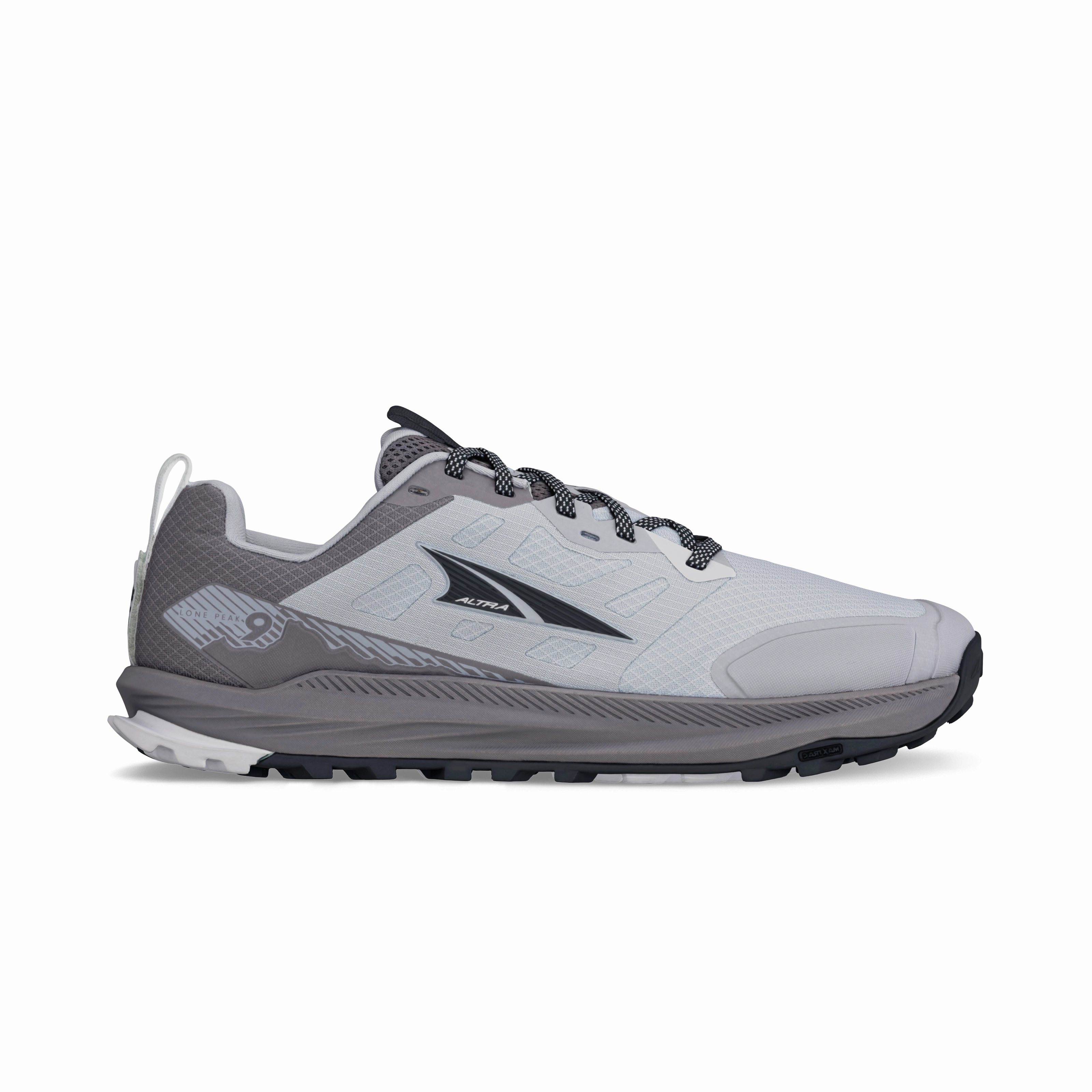 Men's Lone Peak 9 (220 - Gray) Trail Running Shoes For Supinators