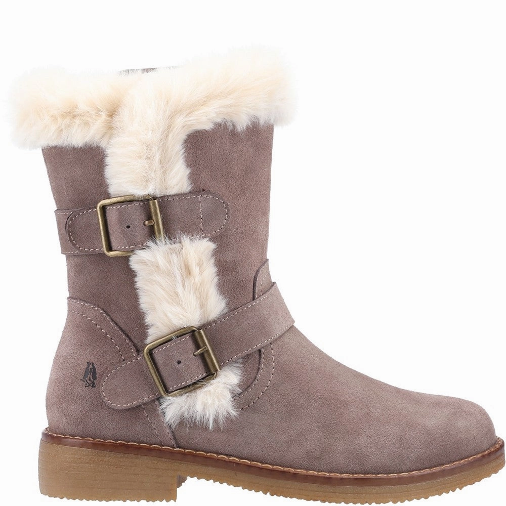 Round Toe Suede Ankle Boots Grey Macie Ankle Boots