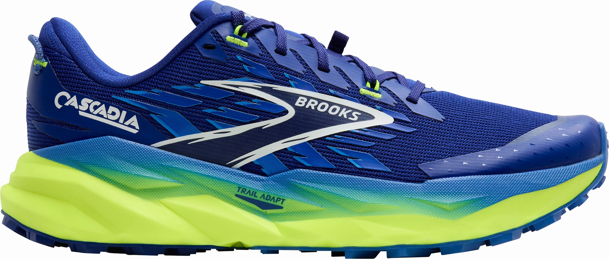 Road To Trail Brooks Cascadia 19 Mens Trail Running Shoes - Blue