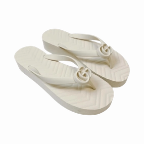 Flip Flops For Ladies Gucci Thong Sandal 'White'