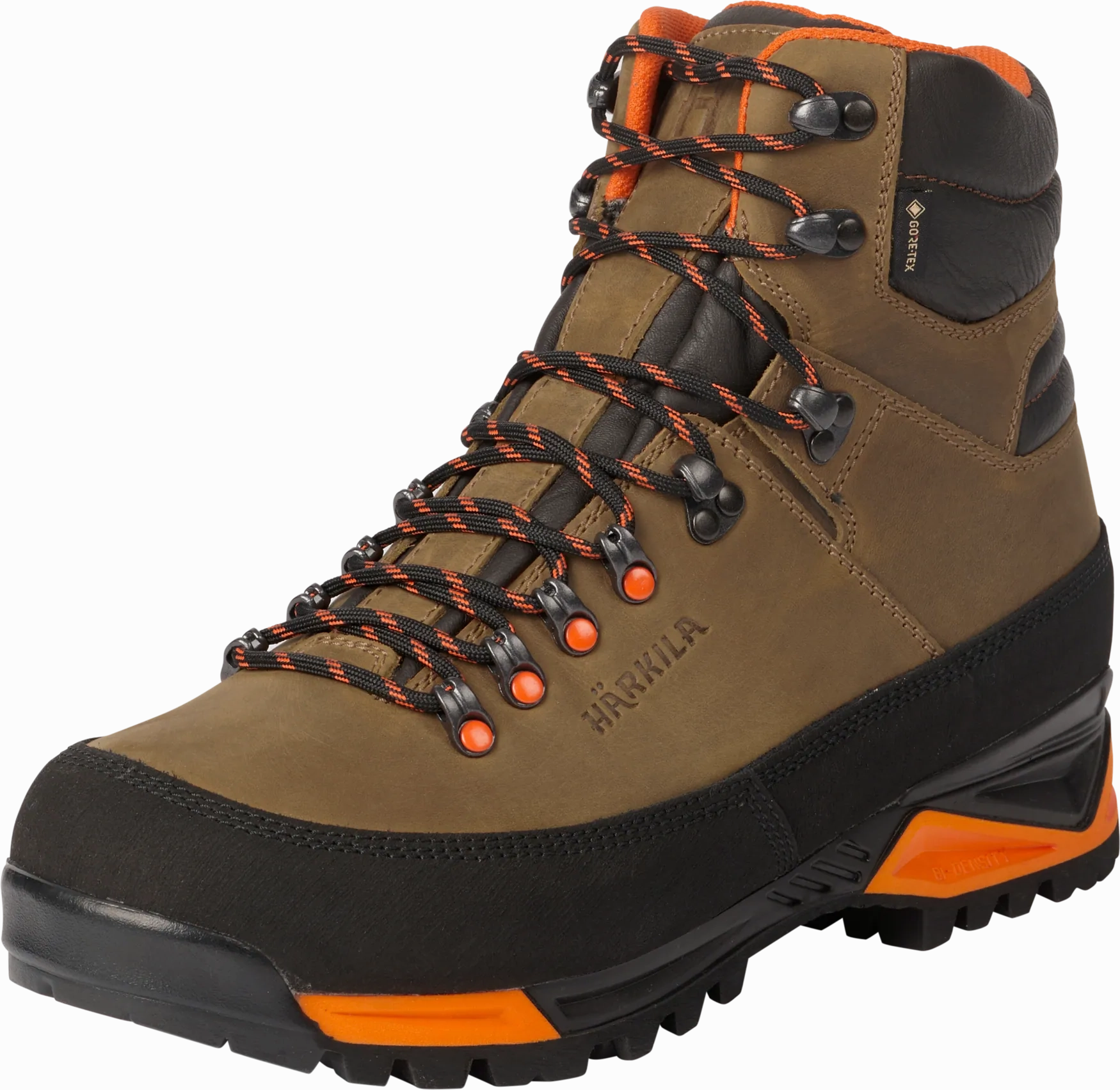 Timberland Norwood Wp Hiking Boot HARKILA Saxnas 7" GTX Boots - Mens - Mid Brown / Orange