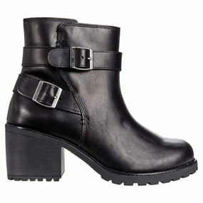 Harley Davidson Lalanne DBL Strap Leather Women's Ankle Boots - UK 5 - US 7 Women - EU 38 Collection Leather Ankle Boots Hearth Clara