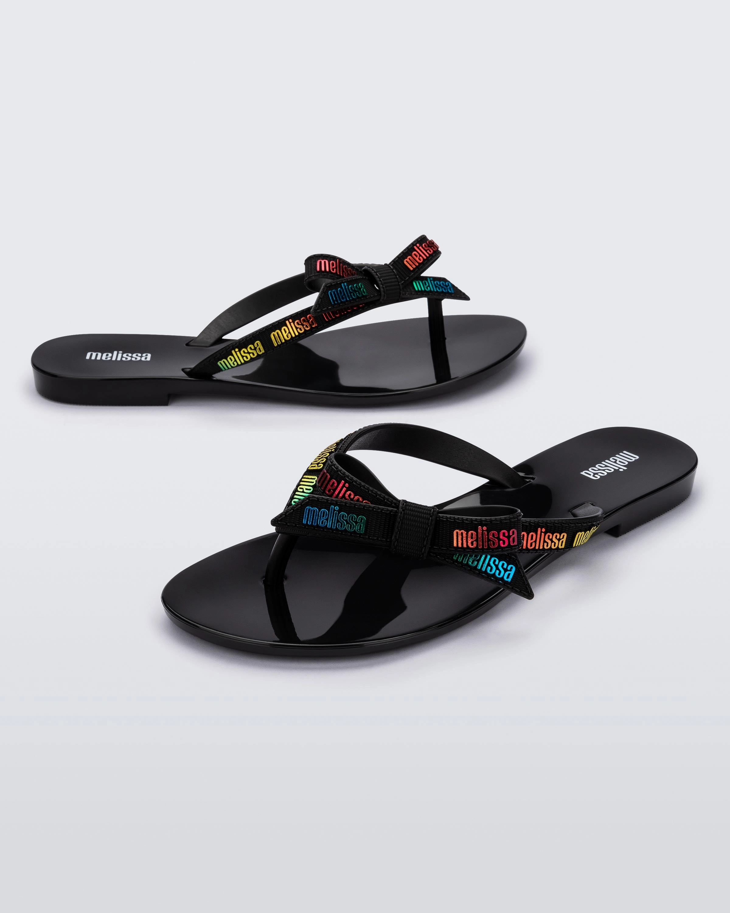 Bow Flip Flops With Studs Harmonic M Lover