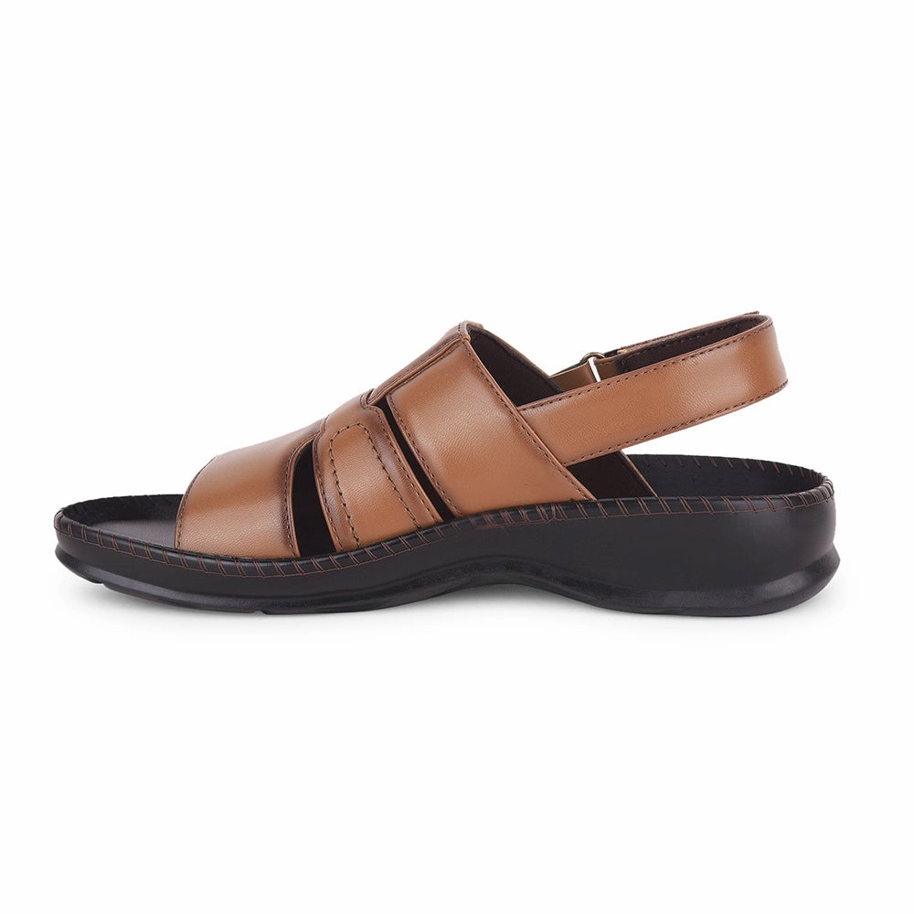 Healers Tan Casual Sandal For Men STARC-1E By Liberty Andre Gabor Sandals