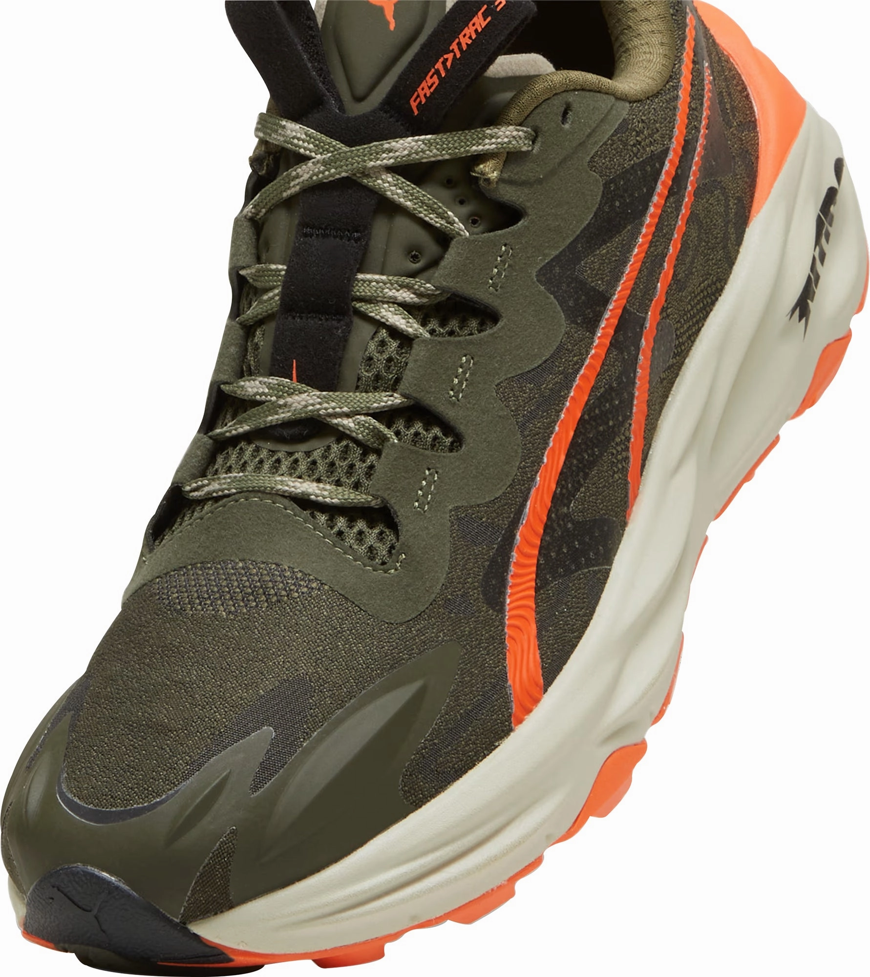 Puma Fast-Trac Nitro 3 Mens Trail Running Shoes - Green Speed And Trailer