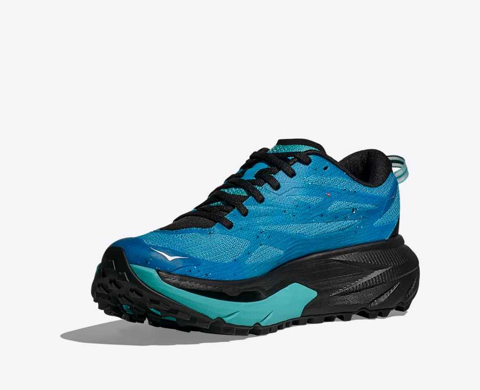 Hoka Mafate 5 (Skyward Blue/Black) - Men's Tomir Trail Running Shoes